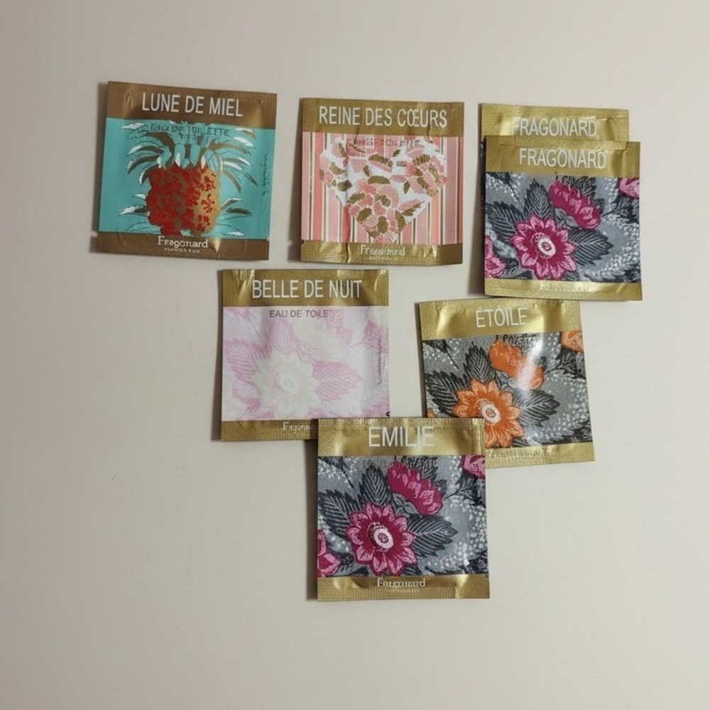 Fragonard Perfume Sample Lot6 Assorted French Fragrances 2ml Each Made in France